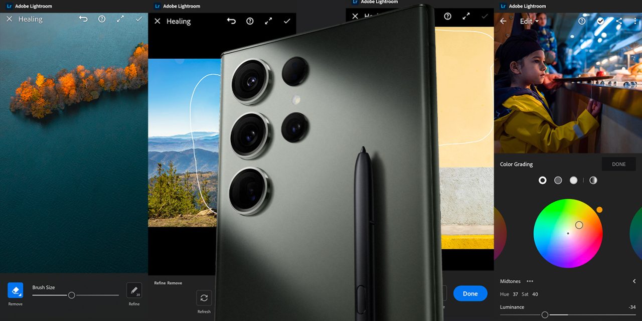 Adobe und Samsung bringen Lightroom als Standard-Fotoeditor auf Galaxy-S23-Serie