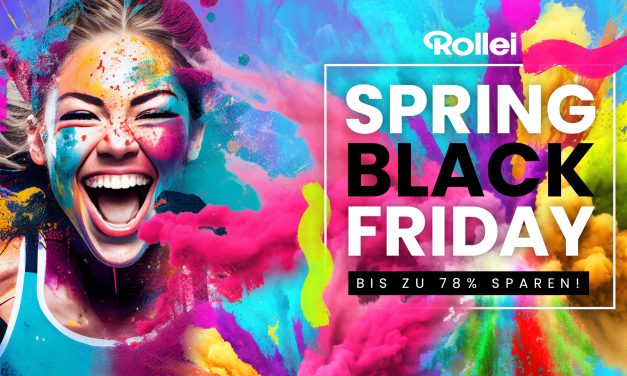 Spring Black Friday: Rollei startet mit bis zu 78 % Rabatt in den Frühling