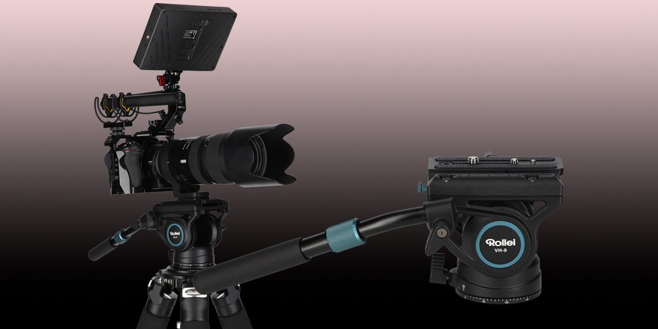 Rollei präsentiert die neuen Fluid-Videoköpfe VH-6 und VH-9