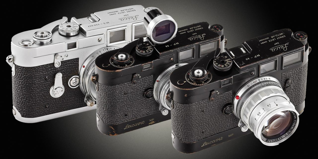 Leica MP und frühe M3: Legendäre Leica-Kameras kommen unter den Hammer